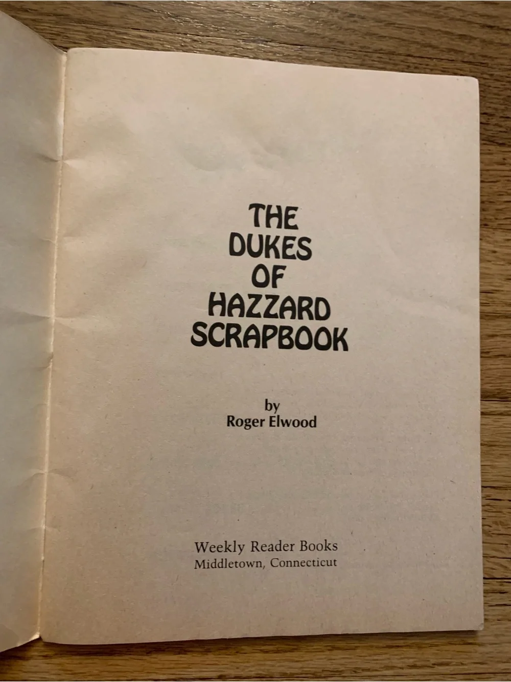 Vintage 1981 The Dukes of Hazzard Scrapbook